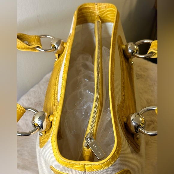 CELINE HANDBAG BEIGE CANVAS 🌟 AUTHENTIC 🌟 - Picture 5 of 13